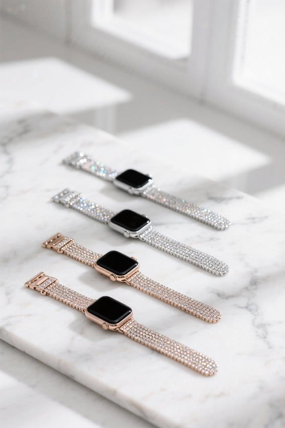 sparkling apple watch bands