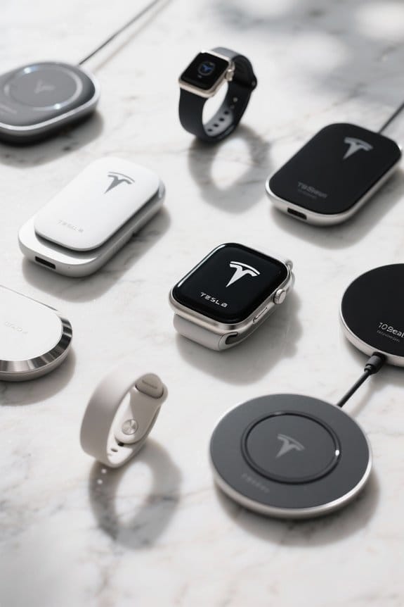 tesla stylish wireless charging